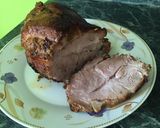 Egyben sült mustáros tarja recept fázis 4 fotója