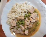 Zöldborsós tokány recept fázis 6 fotója