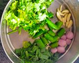 A picture of step 2 of Thai Veg. Green Curry.