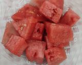 Foto langkah ke 2 dari resep Sherbet Stroberi & Semangka.