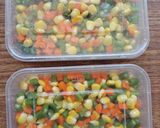 Foto langkah ke 4 dari resep Sayuran Campur : Wortel, Jagung, Buncis (Mixed Vegetables).
