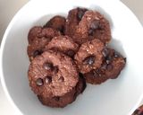 Foto langkah ke 5 dari resep Rolled Oat Chocolate Cookies cocok u/ diet -tanpa telur & tepung.