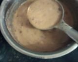 A picture of step 1 of Wheat flour Cocoa chilla.