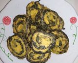 Foto langkah ke 9 dari resep Rolade Tahu Daun Singkong.