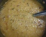 A picture of step 3 of Moong dal dalia broken weat.