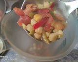 Foto del paso 5 de la receta: Garbanzos con pimientos y chistorra