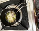 A picture of step 1 of Alu Matar Shingara.