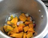 A picture of step 2 of Homemade Pumpkin Clear Soup.