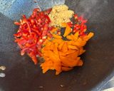 A picture of step 2 of Spicy Takeout-Style Kung Pao Shrimp Pasta.