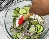 A picture of step 5 of Cucumber Salad.