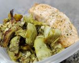 Foto del paso 7 de la receta: Salmón con alcachofas al horno