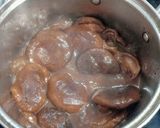 Foto del paso 5 de la receta Setas shiitake al vino tinto con taquitos ibéricos
