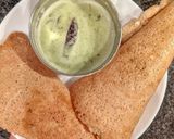 A picture of step 6 of Panchdal dosa.