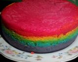 Foto langkah ke 8 dari resep Rainbow Cake Kukus.