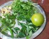 A picture of step 1 of Green Tomato Chutney.