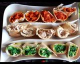 A picture of step 4 of Tiranga Tortillas.