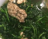 Hình bước làm 4 của món Canh cáy rau muống🦀🦀🦀