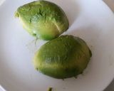 A picture of step 1 of Guacamole and Smoked Cod Toast.