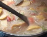 Foto langkah ke 3 dari resep Sayur Tahu Santan.