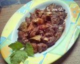 Foto langkah ke 6 dari resep Oseng Kecap Jeroan Sapi #KitaBerbagi.
