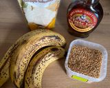 Une image de l'étape 1 de Biscuits vegans banane, coco et sésame.