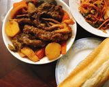 Hình bước làm 4 của món Sườn bò kho củ quả