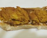 A picture of step 5 of Egg burger.