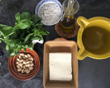 Foto del paso 1 de la receta: Pesto "Palmerita Café", de pistachos, albahaca🌿 y tofu ahumado
