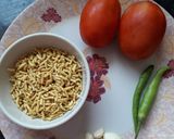 सेव टमाटर की सब्जी (Sev tamatar ki sabzi recipe in Hindi) रेसिपी चरण 1 फोटो