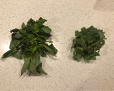 Foto del paso 1 de la receta: Lactonesa de albahaca y cilantro (dip)