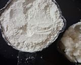 A picture of step 1 of Arrowroot Karachi Halwa.