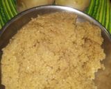 A picture of step 1 of Rajgira Khichdi.