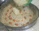 A picture of step 5 of Heart Almond Cake Recipe  in Microwave 🎂.