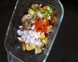 A picture of step 3 of Aloo Chaat.