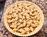 Foto del paso 7 de la receta: Pastel rústico con Nutella, mermelada de frambuesas y Almendra