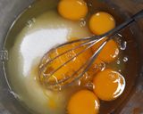 Hình bước làm 1 của món Bánh bà lai đậu biếc