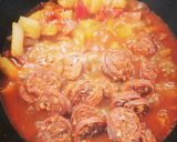 Patiszon paprikás lángoltkolbásszal🌶️ recept fázis 3 fotója