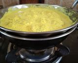 A picture of step 6 of Bhapa Chingri with steamed rice(Steamed prawns).