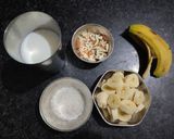 बनाना शेक(Banana shake recipe in hindi) रेसिपी चरण 1 फोटो