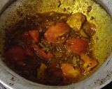 A picture of step 3 of Kadhai paneer.