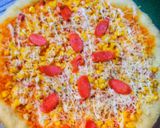 Foto langkah ke 8 dari resep 🍕Pizza kilat,,no ulen,no telur,no oven,no timbangan,no ribet^^.