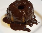 Foto del paso 3 de la receta Manzana asada bañada de chocolate caliente y almendra