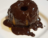 Foto del paso 3 de la receta: Manzana asada bañada de chocolate caliente y almendra