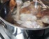 A picture of step 2 of Rotisserie Chicken Carcass Soup.