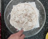 A picture of step 3 of Wool Roll Bread Whole Wheat Flour.