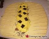 Τσουρέκι - Braid κέικ με κρέμα και σοκολάτα φωτογραφία βήματος 3