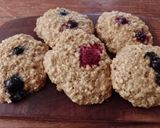 Foto del paso 8 de la receta: Galletitas de yerba mate, avena y arándanos