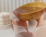 Foto langkah ke 3 dari resep Silky Chocolate Puding with Vla Cream Cheese.