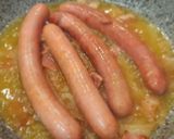 Foto del paso 4 de la receta Salchichas frescas al brandy