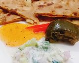 A picture of step 4 of آ لو کے پراٹھے Aloo k parathay.